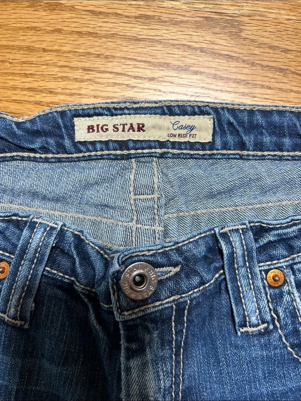 Women’s Big Star The Legendary Blue Jean Cropped Low Rise Size 31